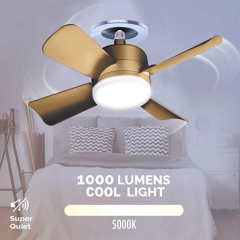 LumiFan™ – Ventilator met LED-Lamp 2-in-1