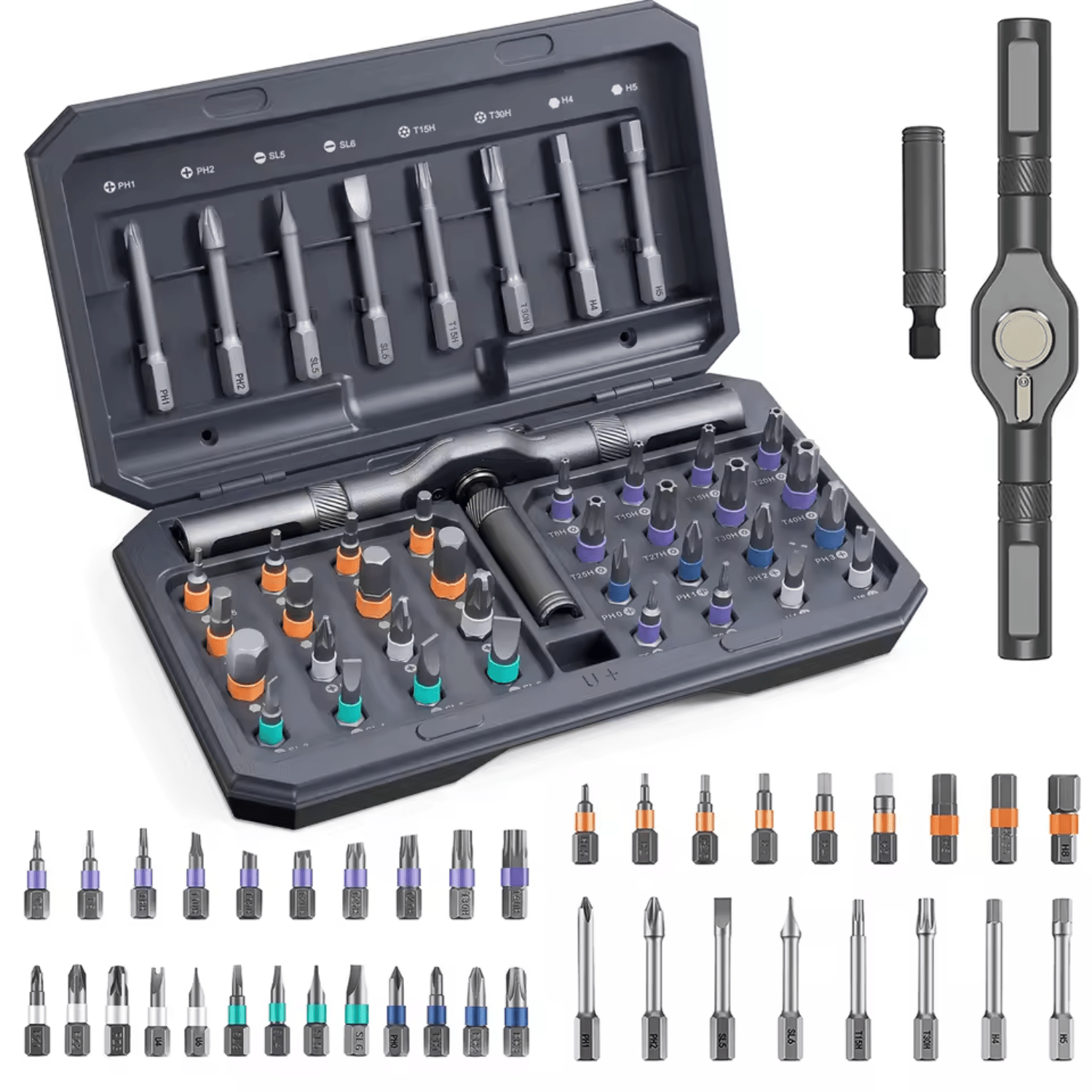 TorqMaster™ – Verstelbare T-Ratel Schroevendraaier