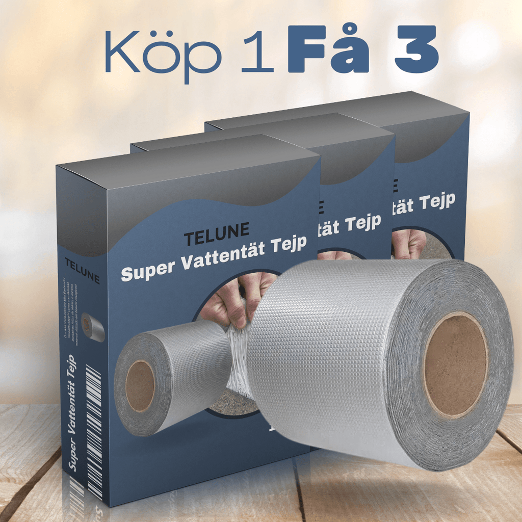 Super Vattentät Tejp – Köp 1, Få 3!