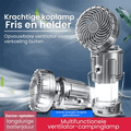 Draagbare LED-Campinglamp met Ventilator