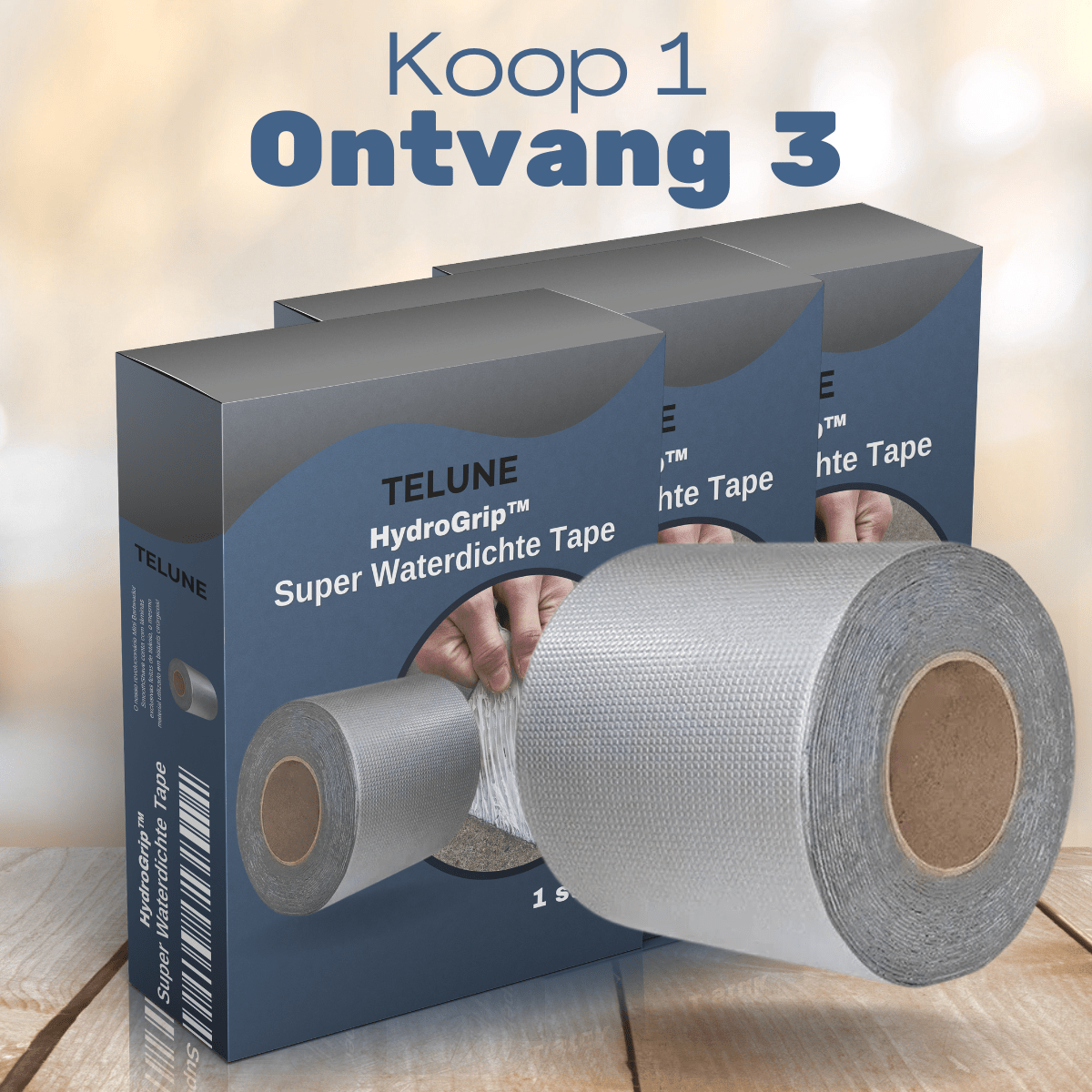HydroGrip™ Super Waterdichte Tape - Koop 1, Ontvang 3!
