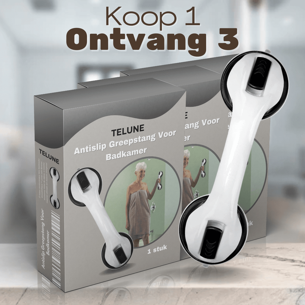 Antislip Greepstang Voor Badkamer – Koop 1, Ontvang 3!