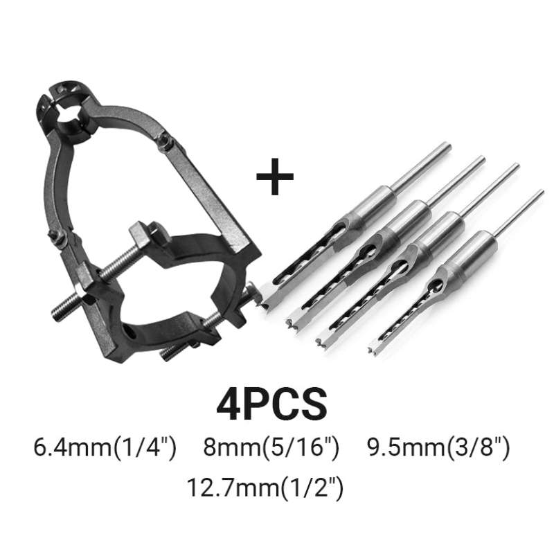 QuadraBit – Vierkant Houtboor Set