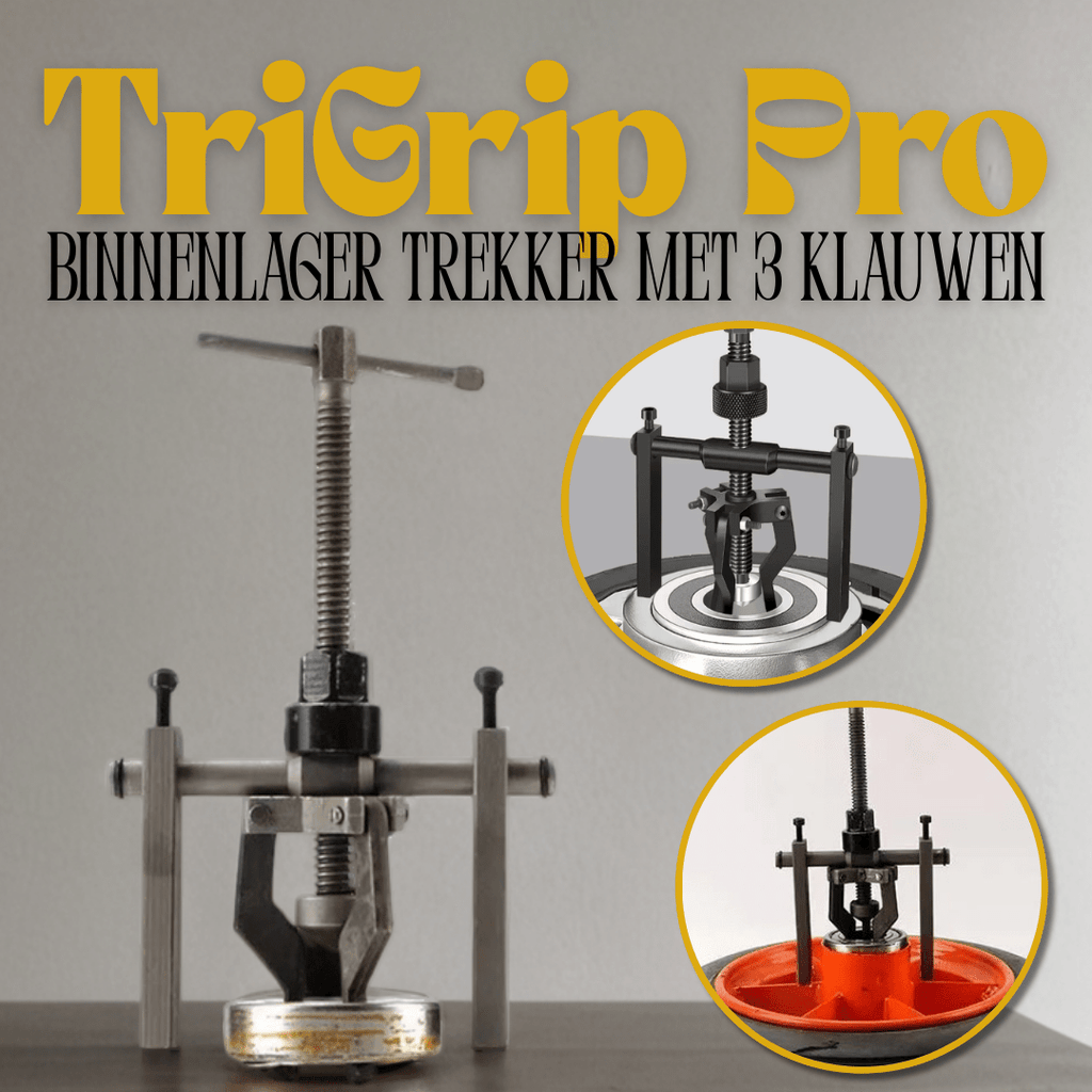 TriGrip Pro – Binnenlager Trekker met 3 Klauwen