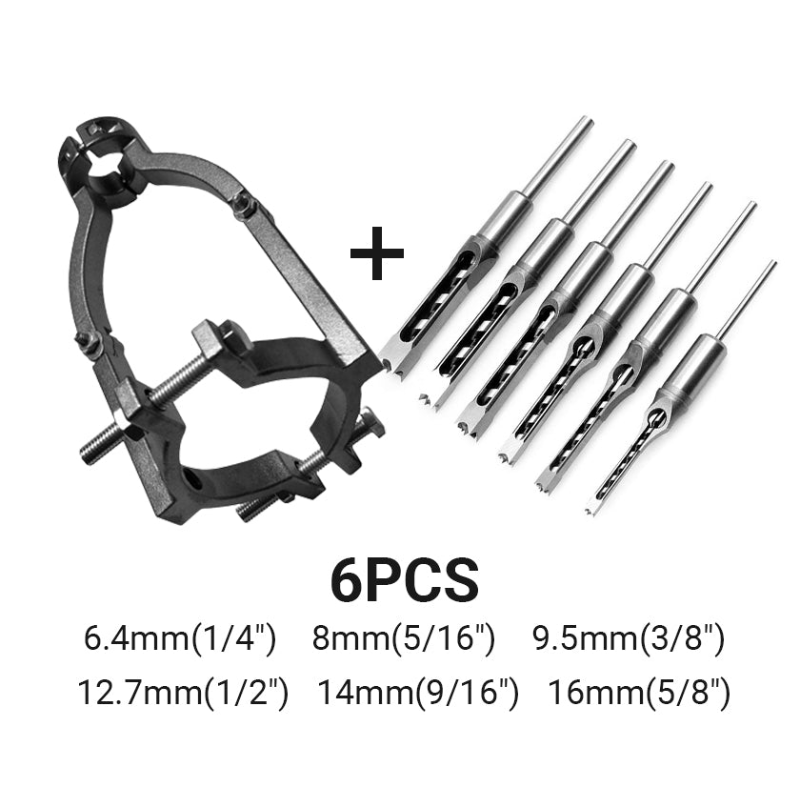 QuadraBit – Vierkant Houtboor Set