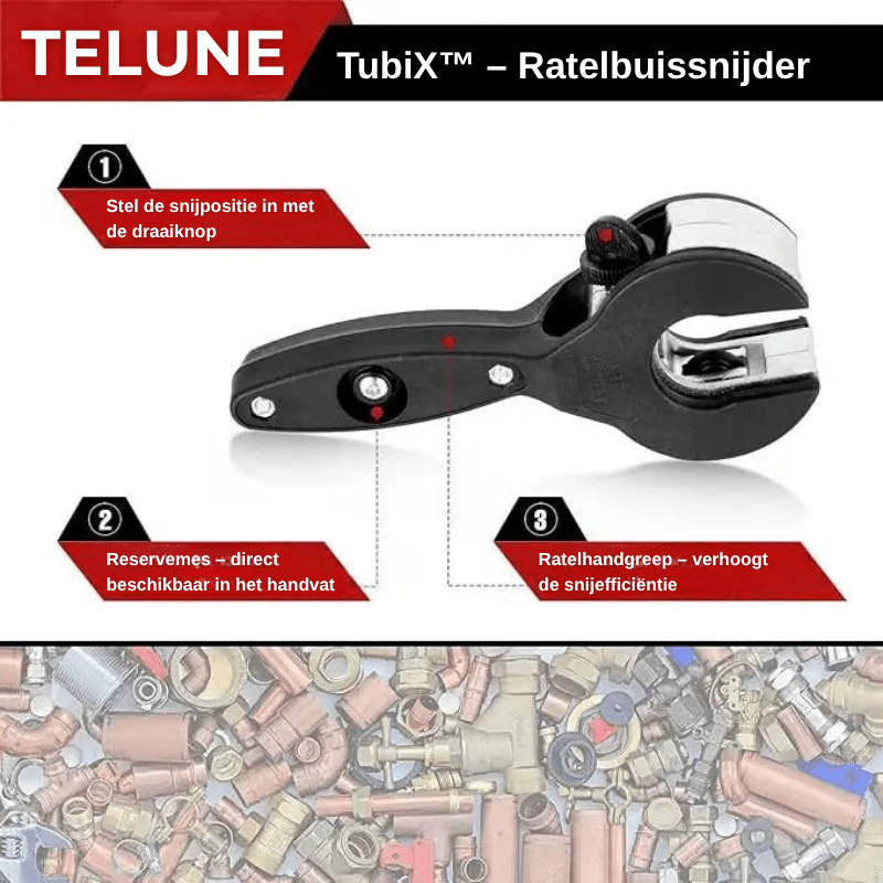 TubiX™ – Ratelbuissnijder