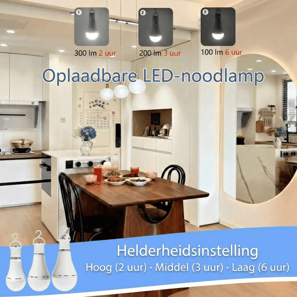PowerSafe™ – LED-noodlamp & noodstroomlamp