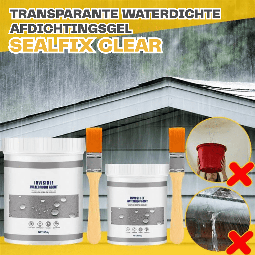 Transparante Waterdichte Afdichtingsgel – SEALFIX CLEAR
