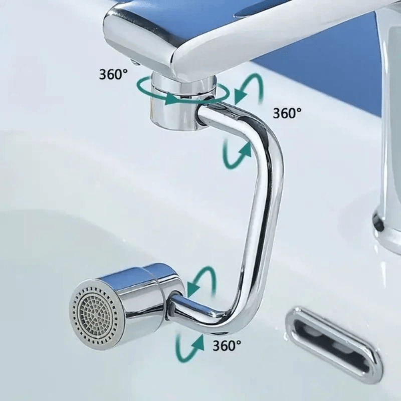 FlexiJet™ – 1440° Draaibaar Kraanopzetstuk