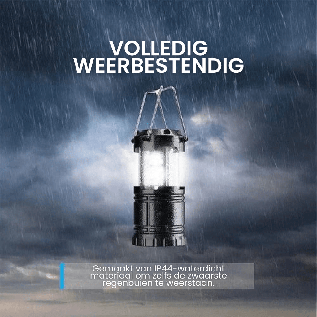 Draagbare LED-Campinglamp met Ventilator