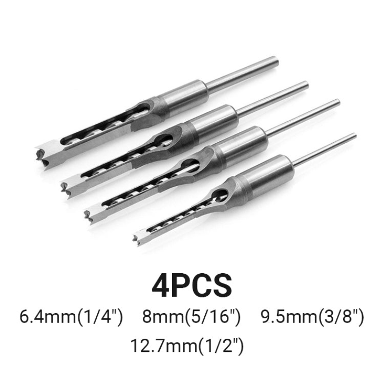 QuadraBit – Vierkant Houtboor Set