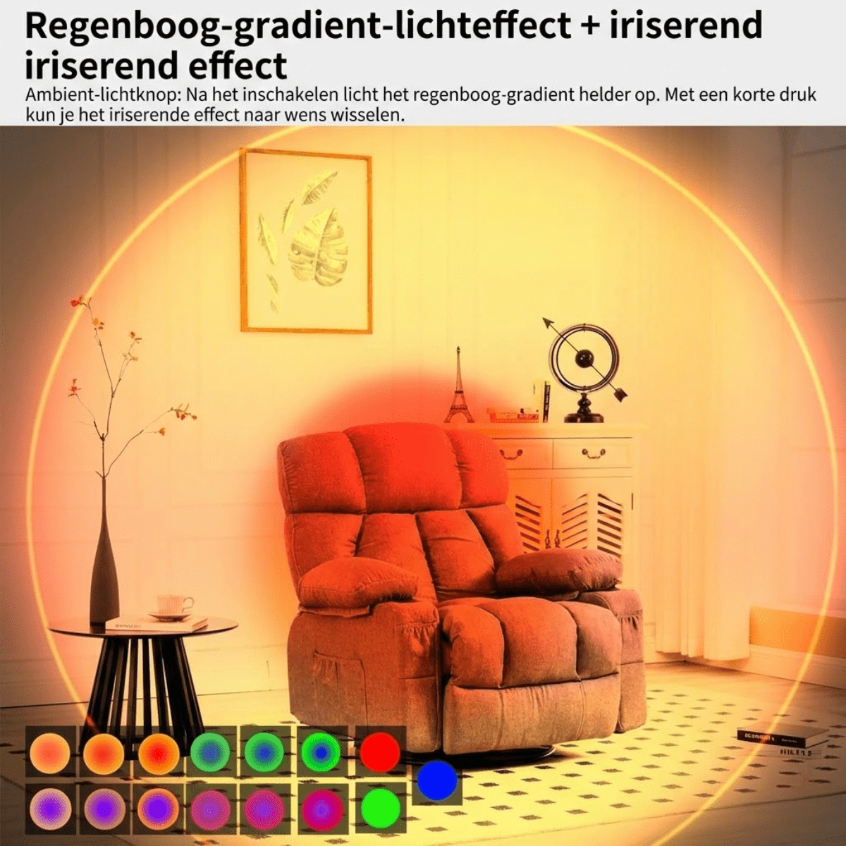 LumiAura™ – Slimme sensor-wandlamp met magnetische montage