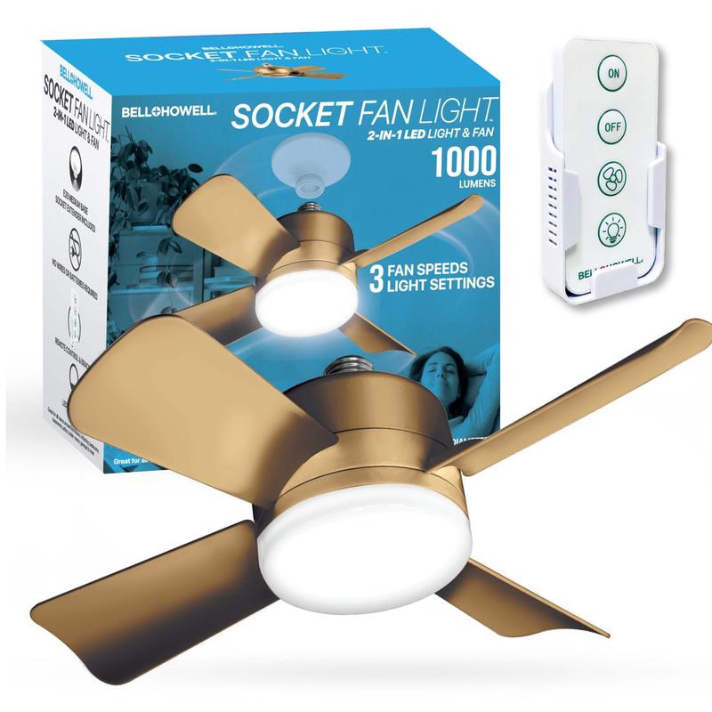 LumiFan™ – Ventilator met LED-Lamp 2-in-1