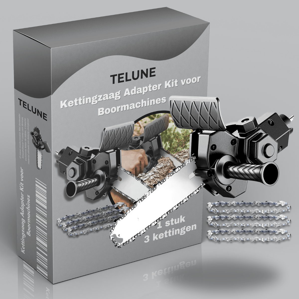 Kettingzaag Adapter Kit voor Boormachines