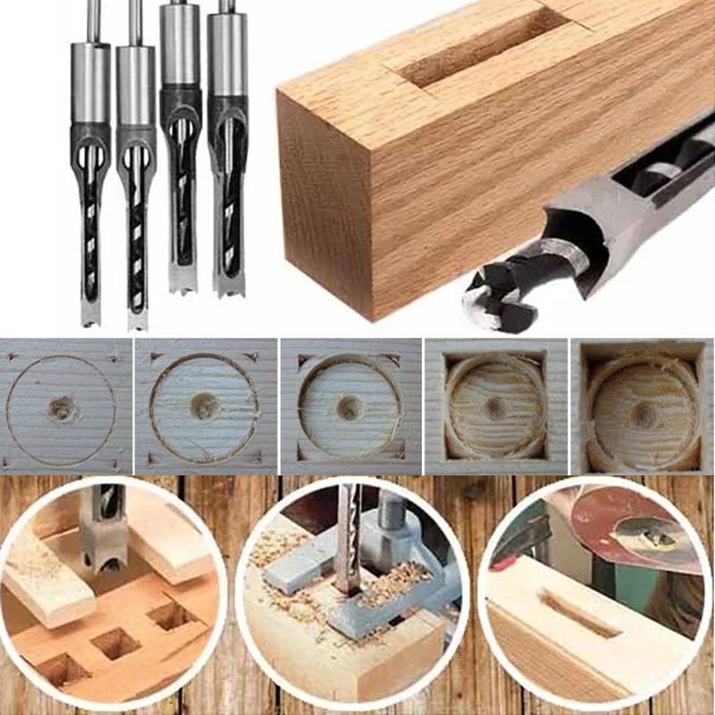 QuadraBit – Vierkant Houtboor Set