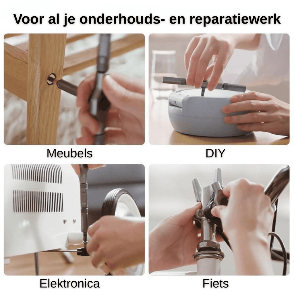 TorqMaster™ – Verstelbare T-Ratel Schroevendraaier