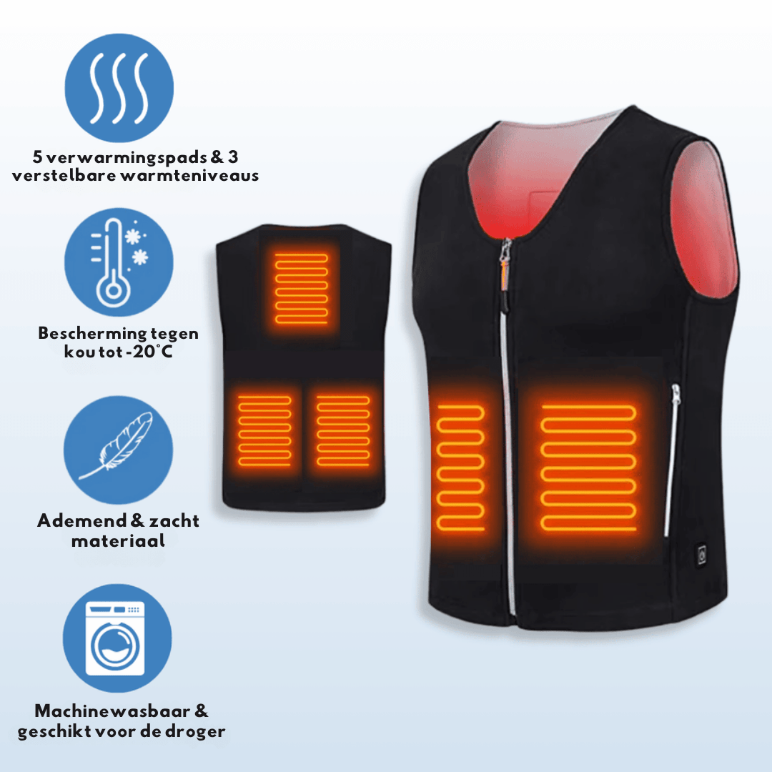 CozyBod™ - Verwarmd Lichaamswarmer Vest 2