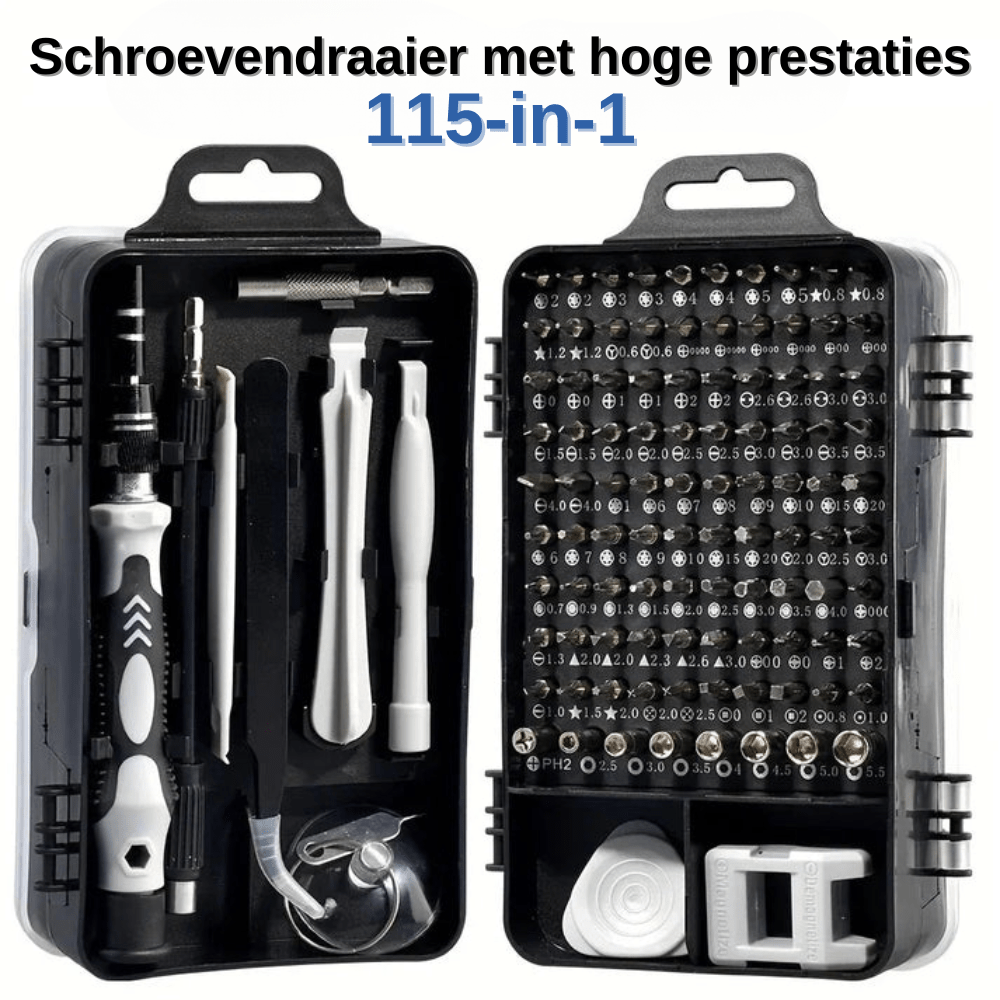 Precisie Schroevendraaierset 115-in-1