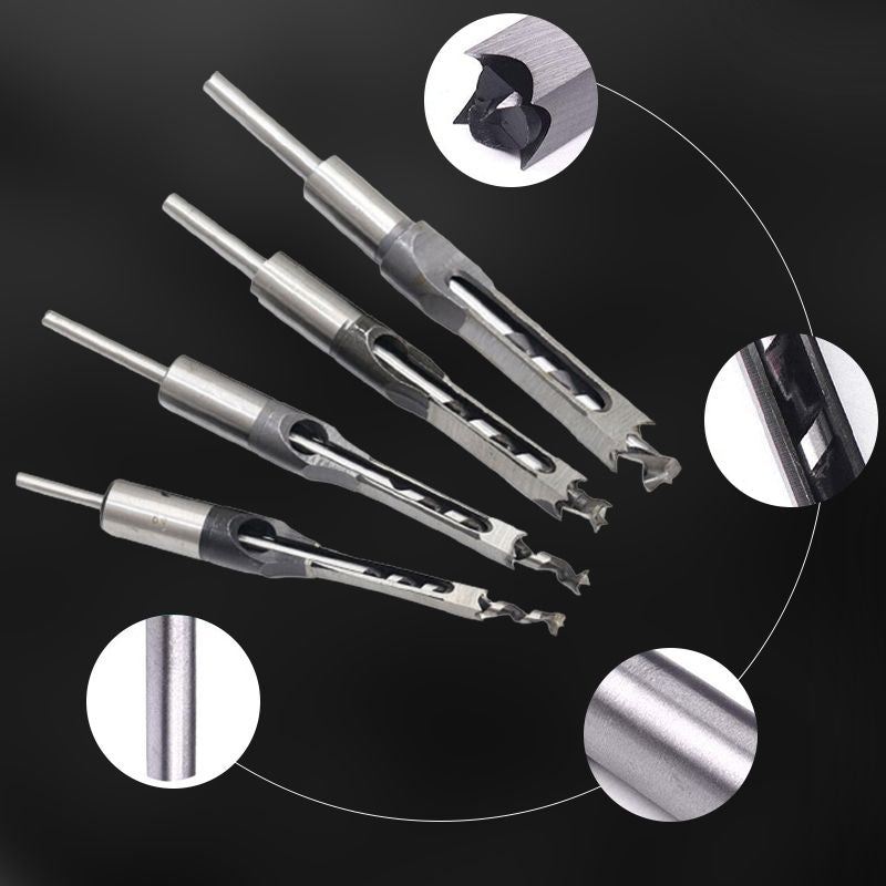 QuadraBit – Vierkant Houtboor Set