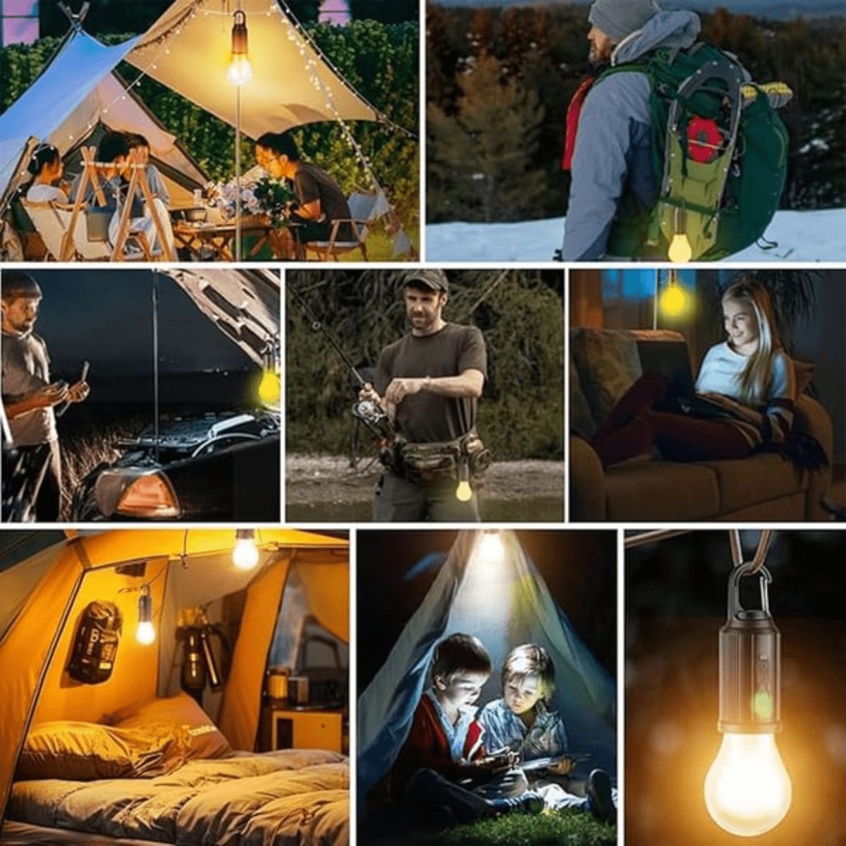 LumiCore™ – Solar- & USB-camping- en noodlamp