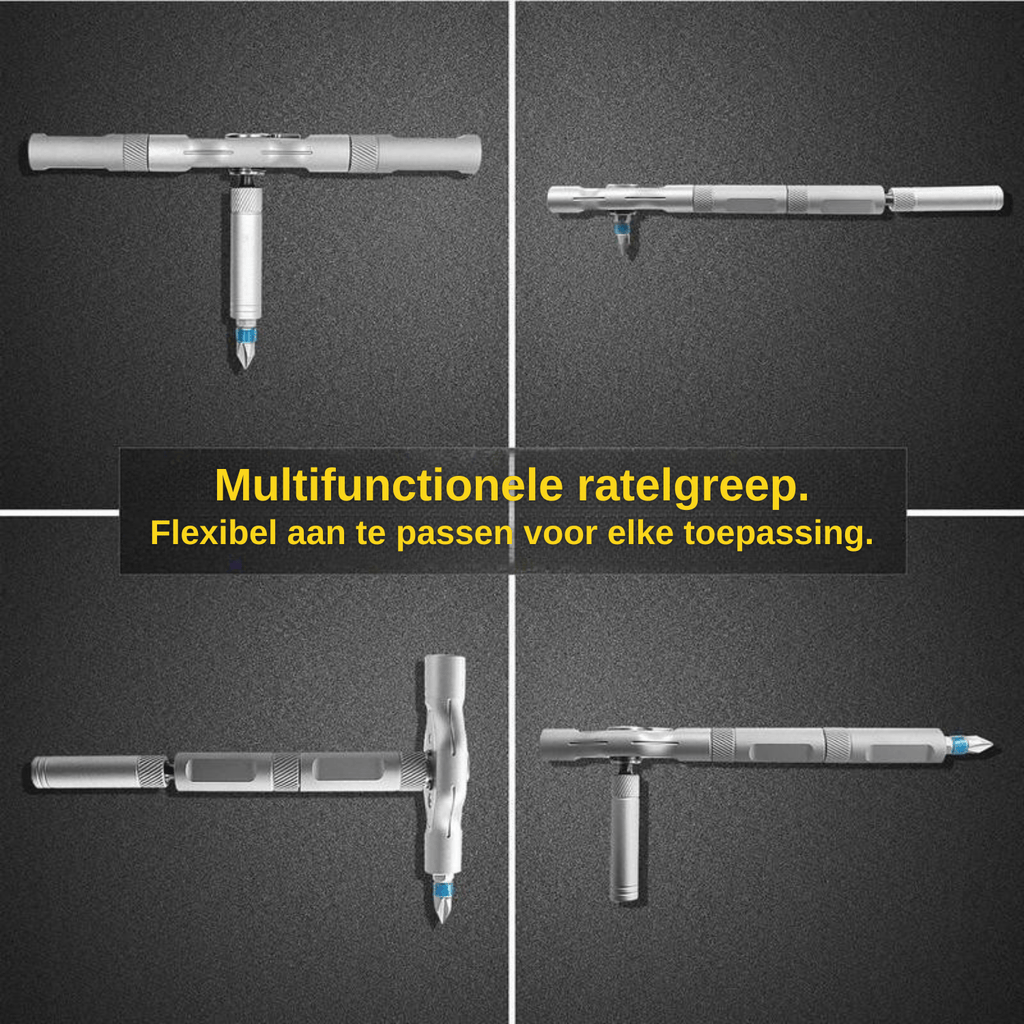 TorqMaster™ – Verstelbare T-Ratel Schroevendraaier