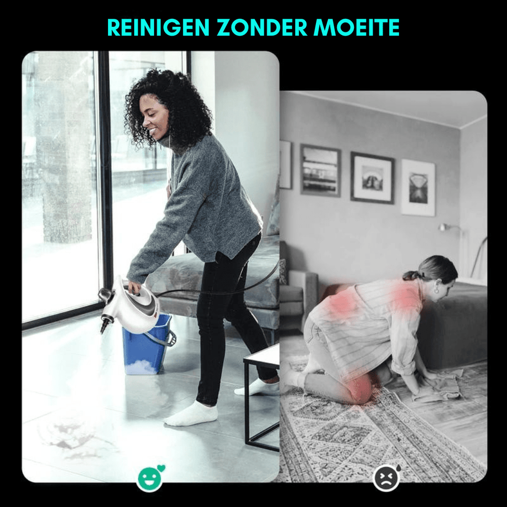 RedHut™ – Draagbare stoomreiniger met 12 opzetstukken voor keuken, badkamer & huishouden