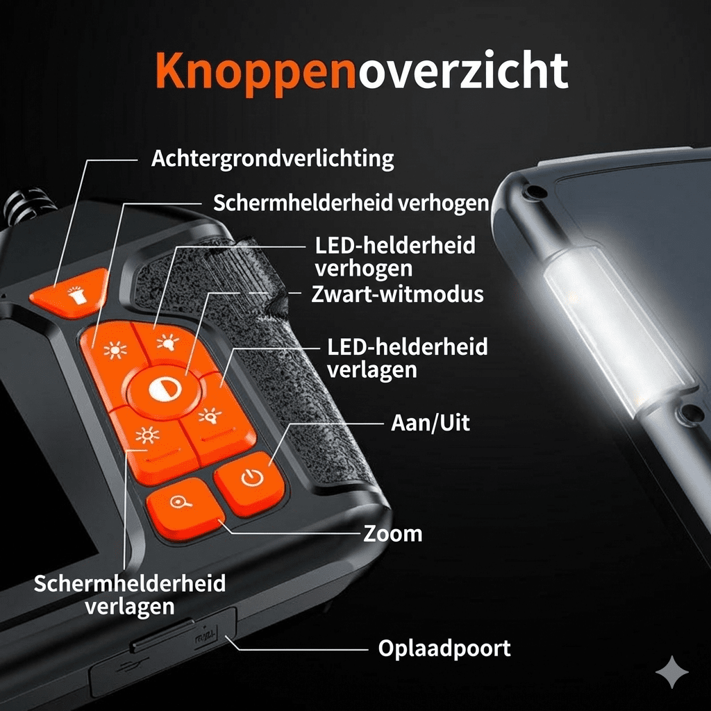 InSpectra™ – HD Inspectiecamera met Scherm