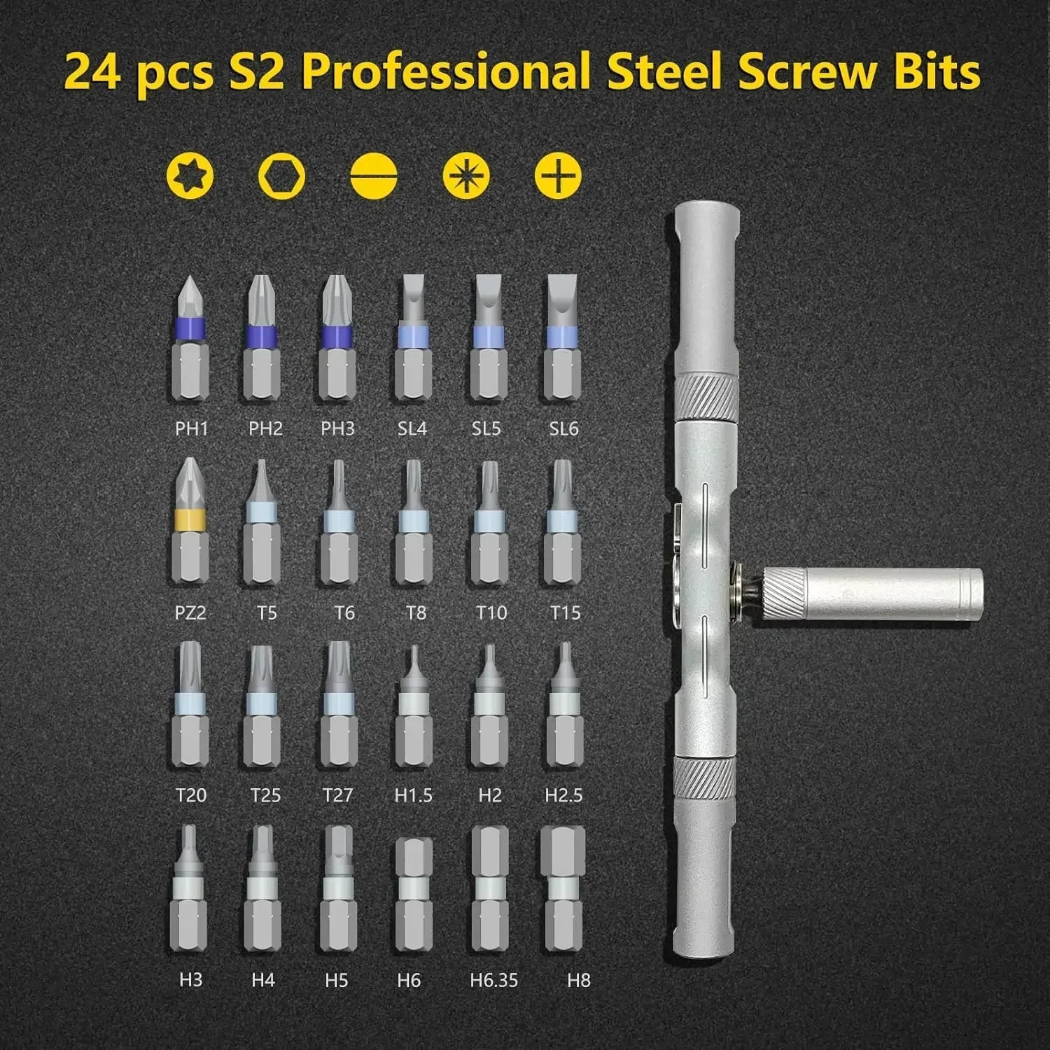 FixMate™ – 24-in-1 Bit-Ratelset