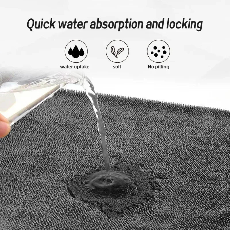 AutoWipe™ – Ultra-absorbent Microfiber Cloth for Car Careg