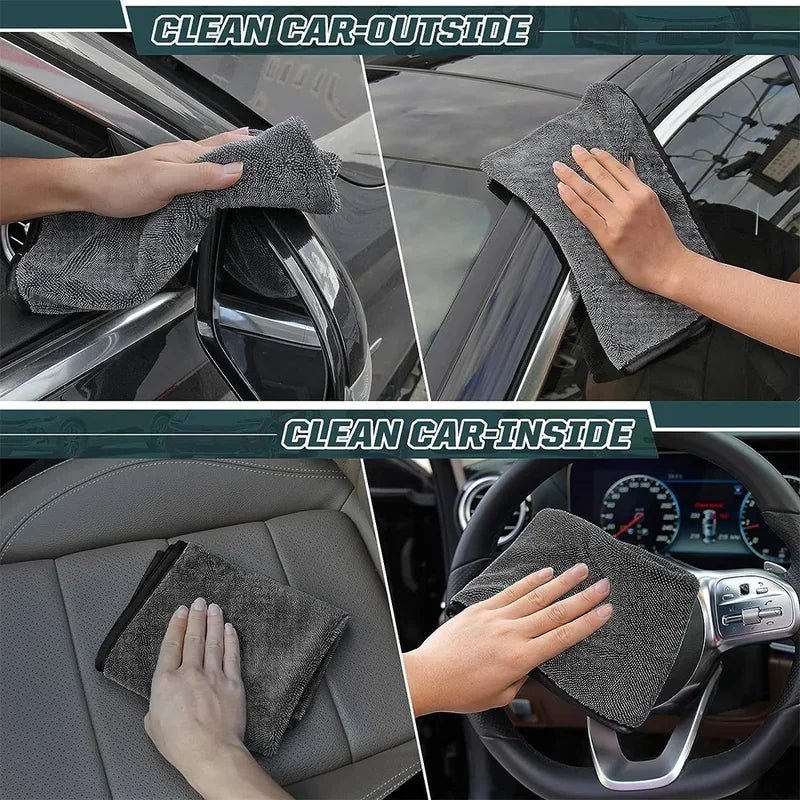 AutoWipe™ – Ultra-absorbent Microfiber Cloth for Car Careg
