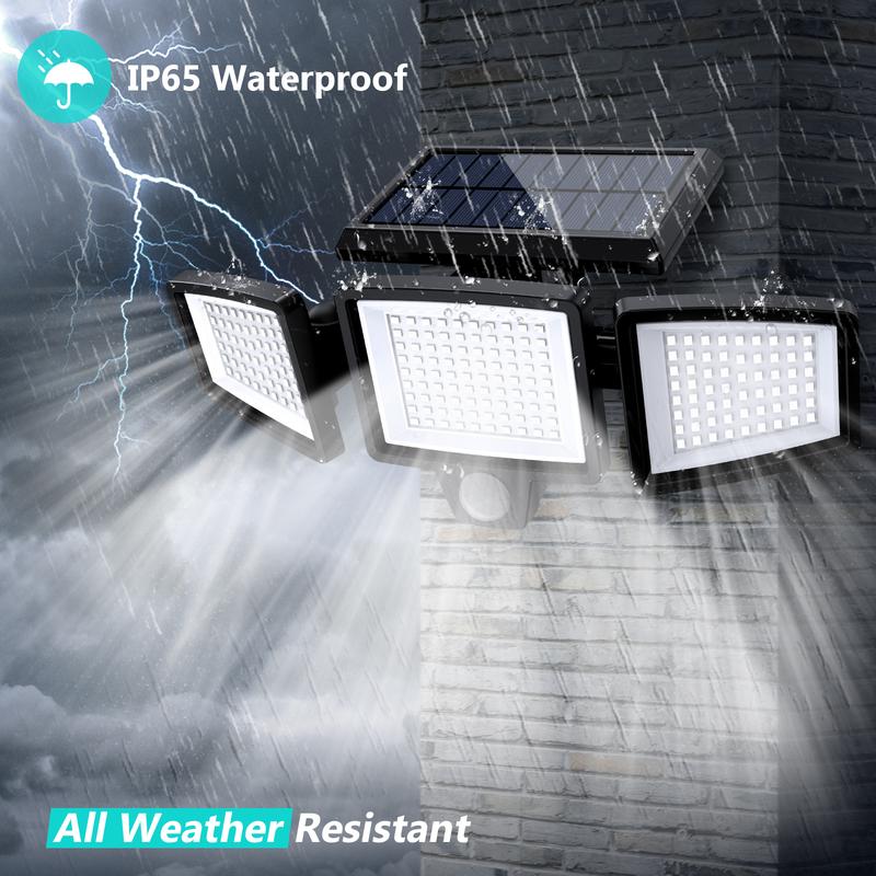 LumiGuard™ – Solar LED Floodlight with Motion Sensor