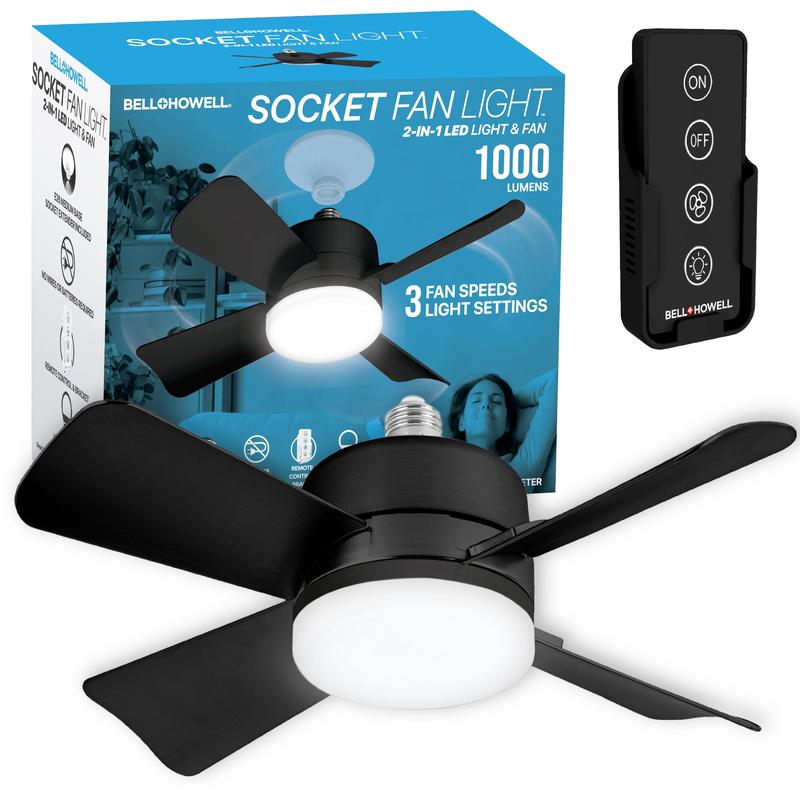 LumiFan™ – Ventilator met LED-Lamp 2-in-1