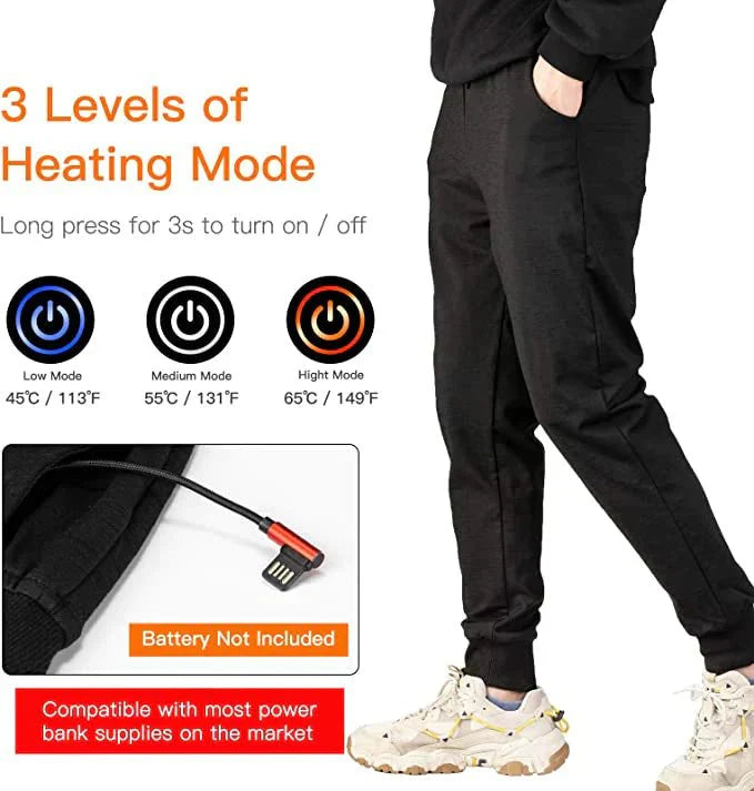 HeatJoggers™ - Verwarmde Joggingbroeken
