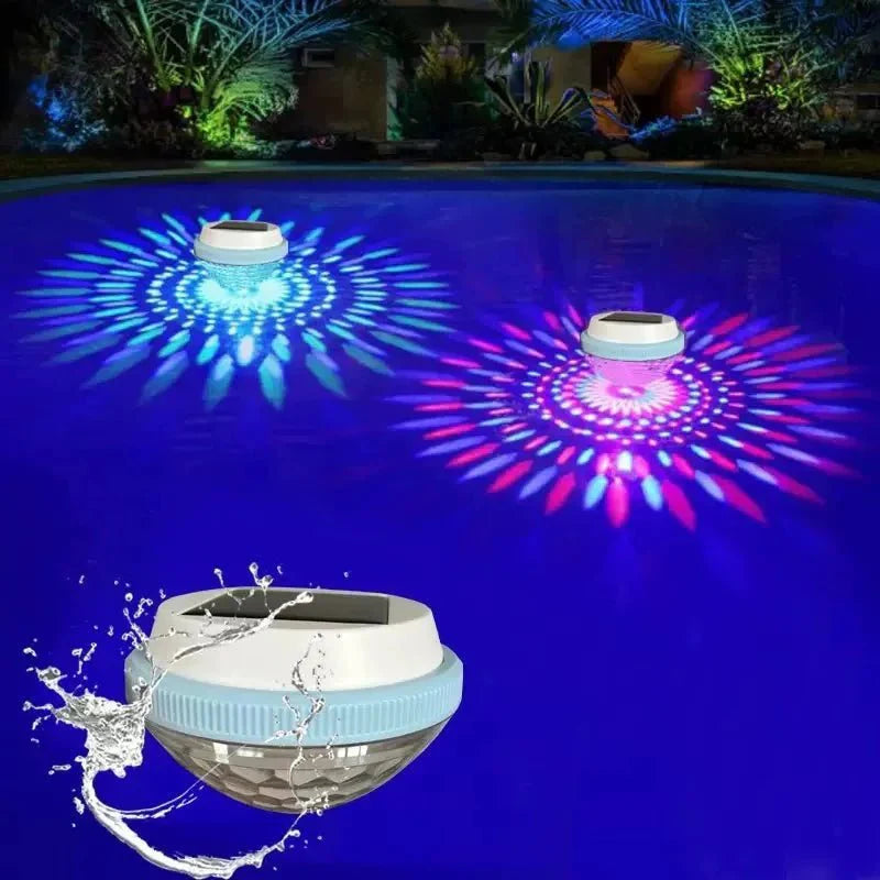 LumiPool™ – Zwevende Solar-LED Poollamp met Kleurenwisseling