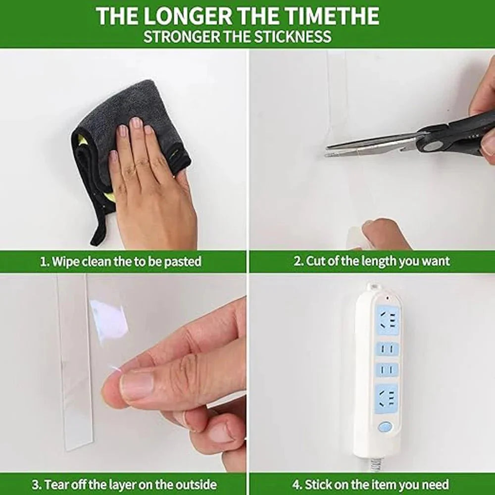StickFix™ – Herbruikbare Nano Dubbelzijdige Tape