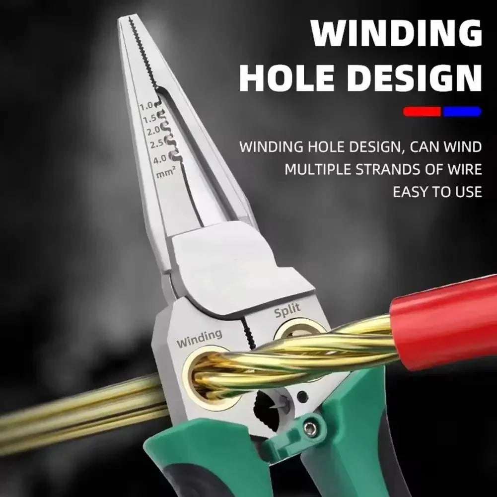 VoltGrip™ – Multitool voor Kabelstrippen met Spanningsmeter