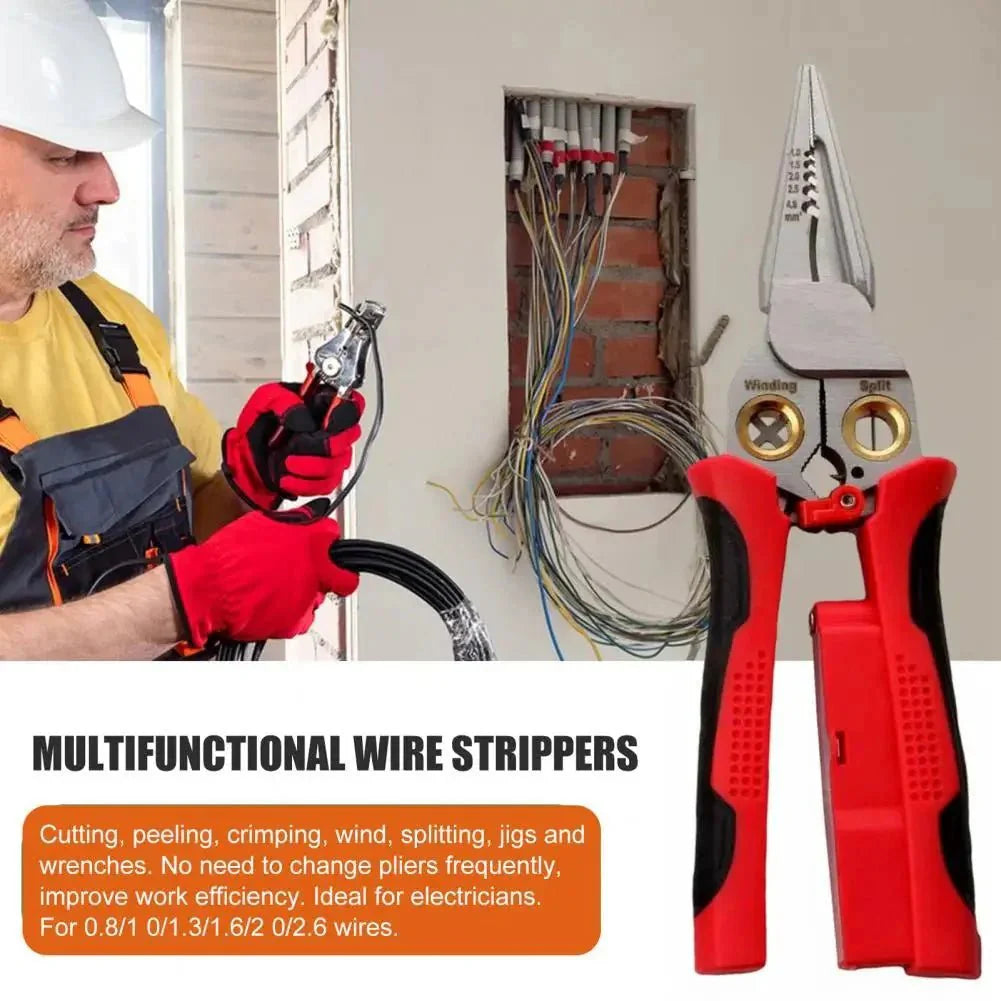 VoltGrip™ – Multitool voor Kabelstrippen met Spanningsmeter