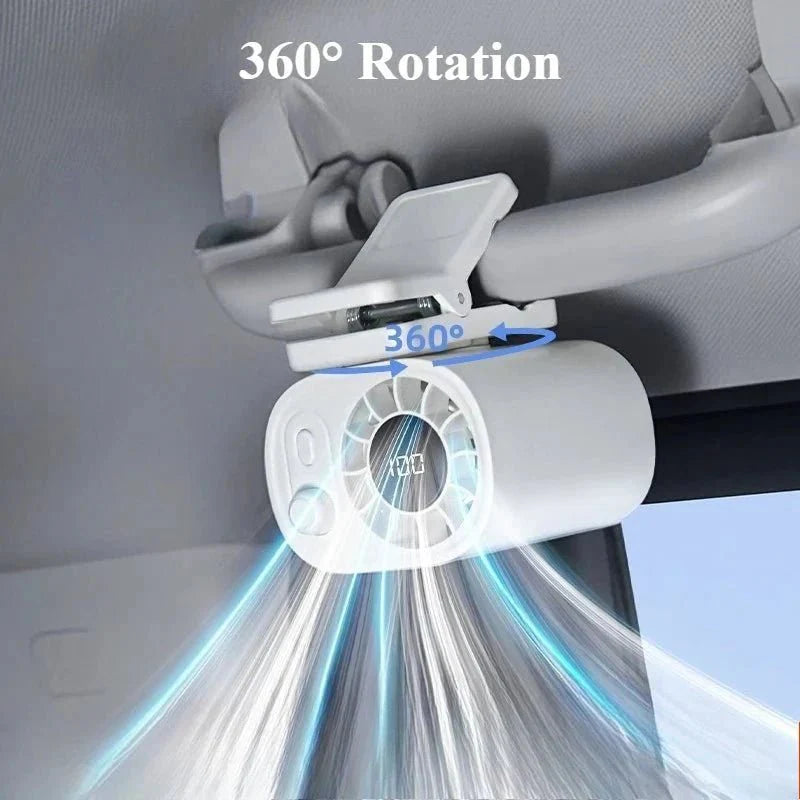 WindFlex™ – 360° USB-Ventilator met Clip & 100 Snelheden