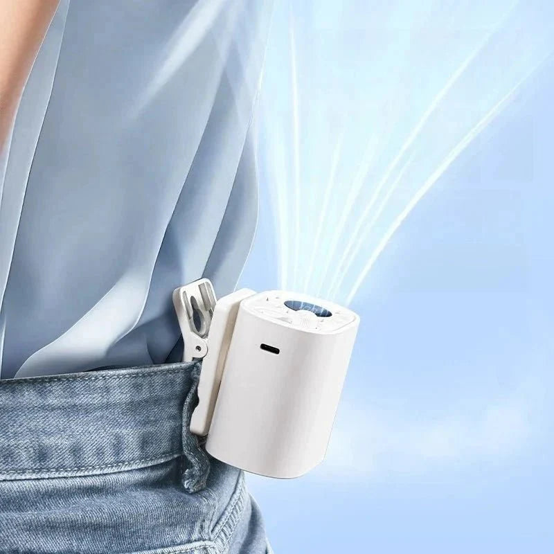 WindFlex™ – 360° USB-Ventilator met Clip & 100 Snelheden